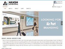 Tablet Screenshot of akashadvt.com